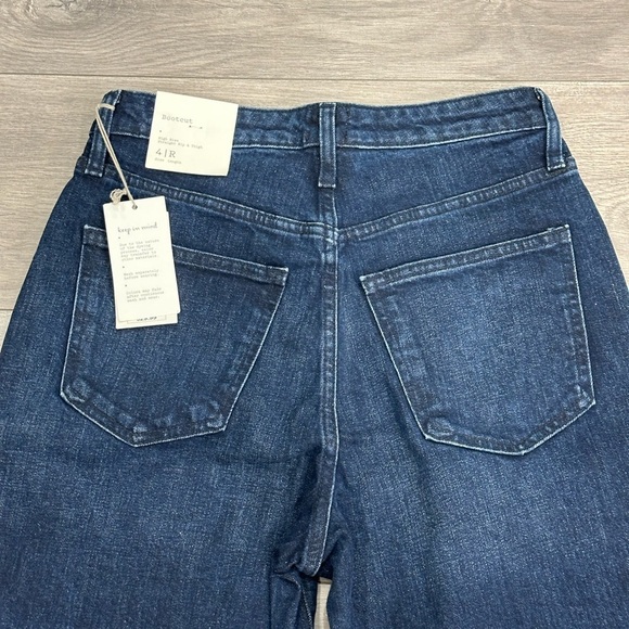 Womens a new day 4 27 Small Jeans Denim Navy Blue Bootcut Stretch High Rise NWT - Picture 5 of 12